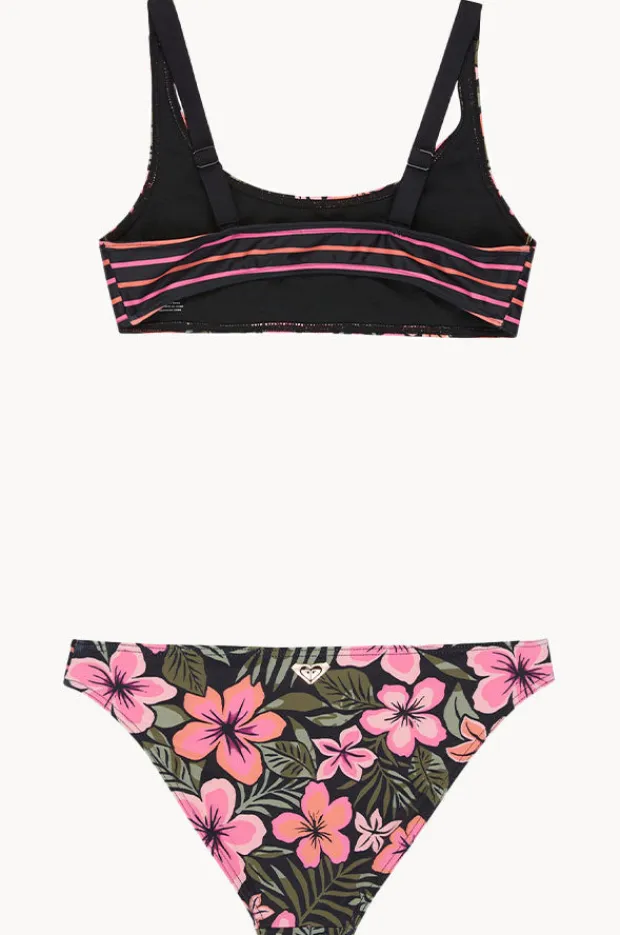 Roxy Girls Active Floral Bralette Set