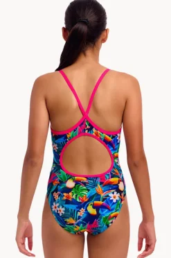 Funkita Girls Birdie Wordie Diamond Back One Piece