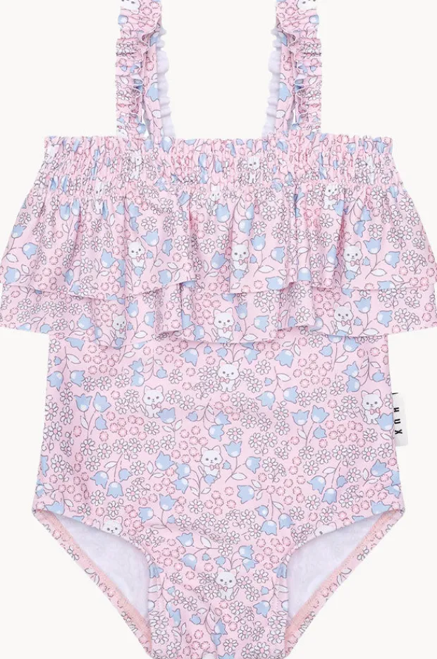 Huxbaby Girls Bluebell Floral Frill One Piece