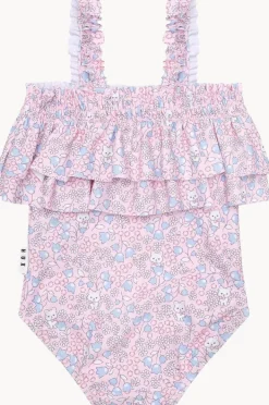 Huxbaby Girls Bluebell Floral Frill One Piece