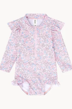 Huxbaby Girls Bluebell Floral Sunsuit