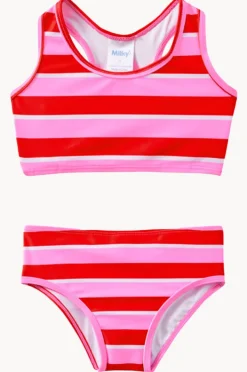 Milky Girls Candy Stripe Crop Set