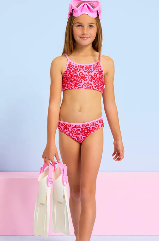 Seafolly Girls Girls Capri Tile Crop Set