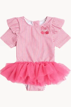 Huxbaby Girls Pie Stripe Ballerina Sunsuit