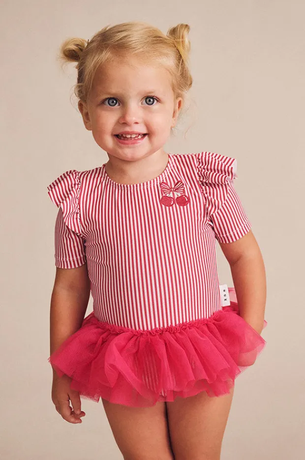Huxbaby Girls Pie Stripe Ballerina Sunsuit