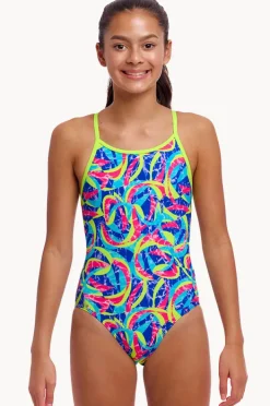 Funkita Girls Choppy Waters Diamond Back One Piece