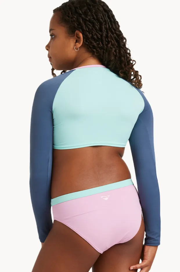Roxy Girls Colorblock Crop Suntop Set