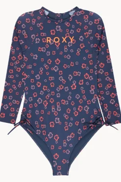 Roxy Girls Cute Ditsy Long Sleeve Sunsuit