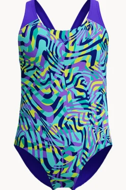 Speedo Girls Digital Allover Splashback One Piece