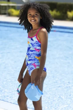 Zoggs Girls Dolphine Sprintback One Piece