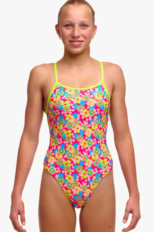 Funkita Girls Flow Blow Single Strap One Piece