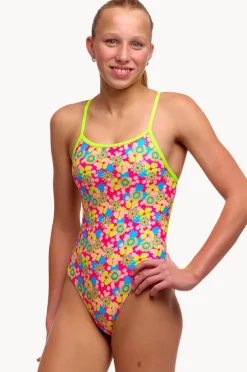 Funkita Girls Flow Blow Single Strap One Piece