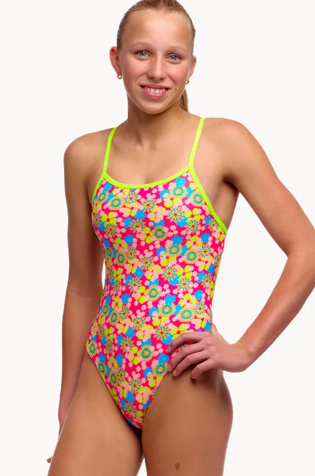 Funkita Girls Flow Blow Single Strap One Piece