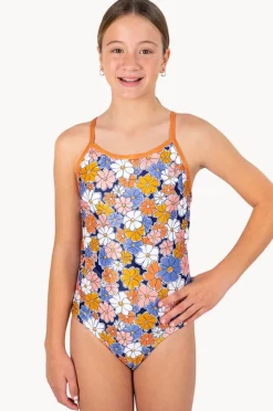 Babes In The Shade Girls Flower Power One Piece