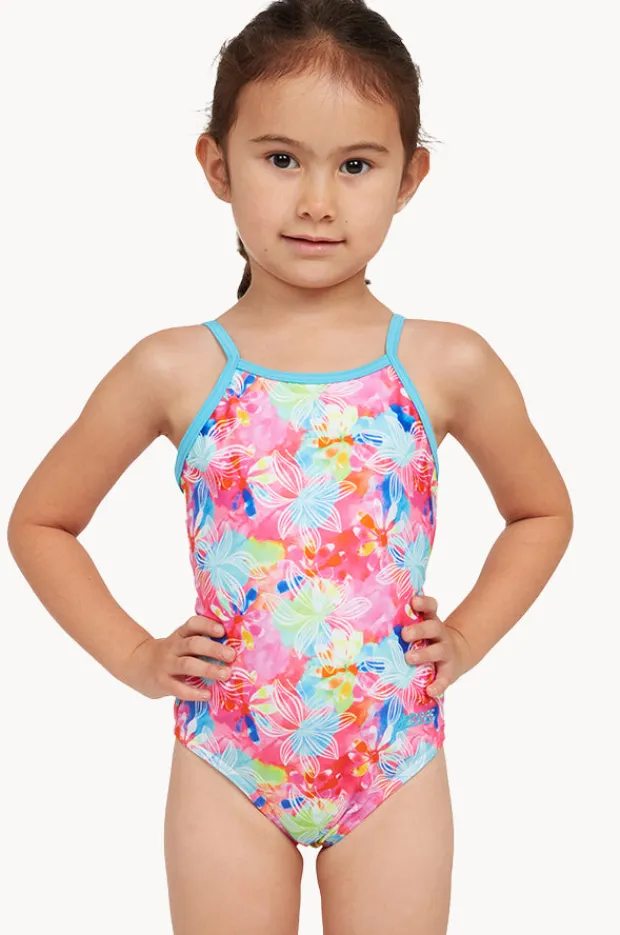 Zoggs Girls Gala Yaroomba Floral One Piece