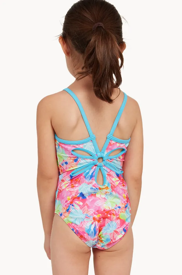 Zoggs Girls Gala Yaroomba Floral One Piece