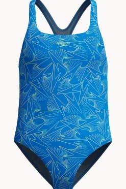 Speedo Girls Hyperboom Allover Medalist One Piece