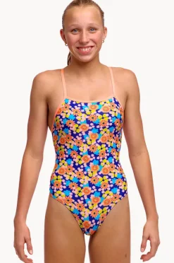 Funkita Girls Killer Flowers Tie Me Tight One Piece
