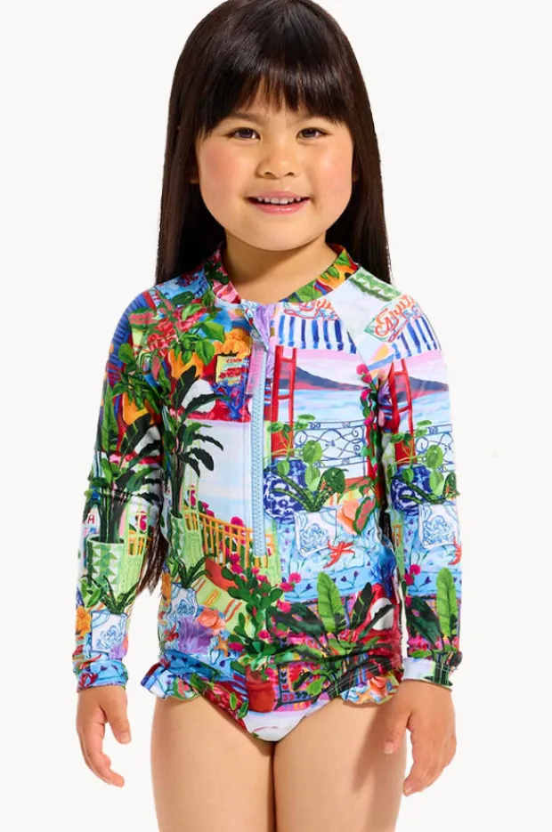 Seafolly Girls Girls La Boca Zip Sunsuit