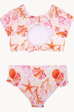 Seafolly Girls Girls La Mer Short Sleeve Crop Set