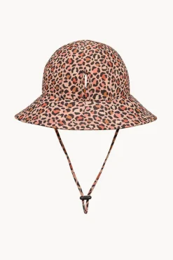 Bedhead Girls Leopard Ponytail Bucket Sunhat