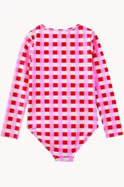 Milky Girls Lollipop Check Sunsuit