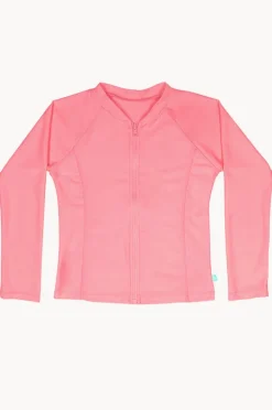 Salty Ink Girls Long Sleeve Zip Suntop