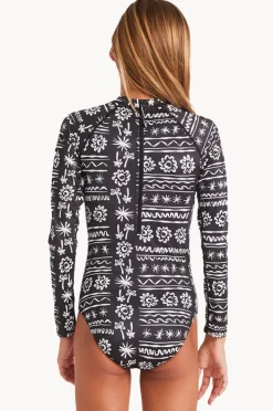 Billabong Girls Lost On You Long Sleeve Sunsuit