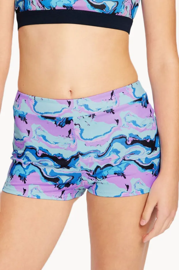 Modibodi Girls Marble Performance Hi Waist Short