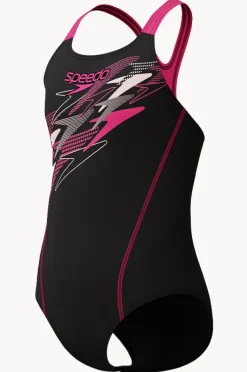 Speedo Girls Medley Logo Medalist One Piece