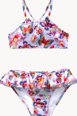 Salty Ink Girls Miss Aloha Crop Set