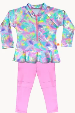 Salty Ink Girls Miss Dazzle Full Pant Sunsuit