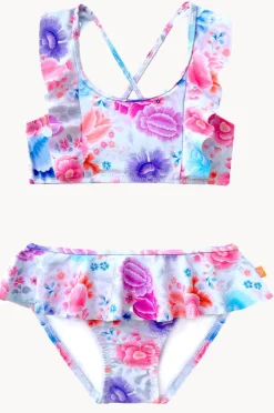Salty Ink Girls Miss Frill Crop Set