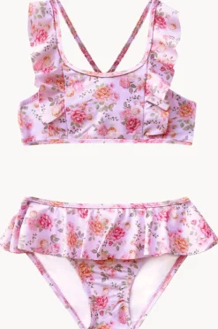 Salty Ink Girls Miss Rosie Frill Crop Set