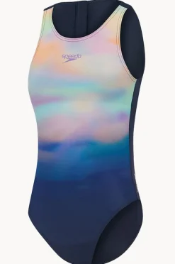 Speedo Girls Placement Hydrasuit One Piece