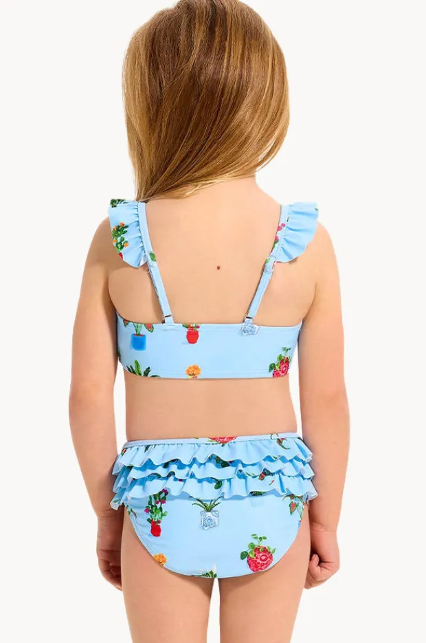 Seafolly Girls Girls Playa Bonita Frill Crop Set