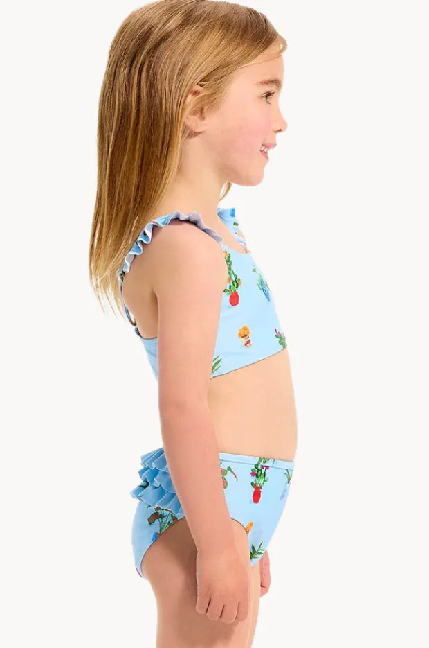 Seafolly Girls Girls Playa Bonita Frill Crop Set