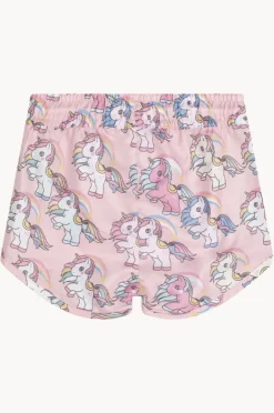 Huxbaby Girls Rainbow Unicorn Swim Short