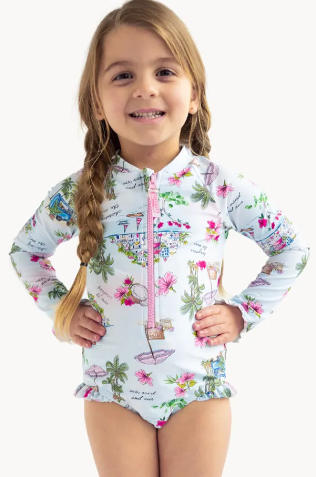 Seafolly Girls Girls Secret Vacay Sunsuit
