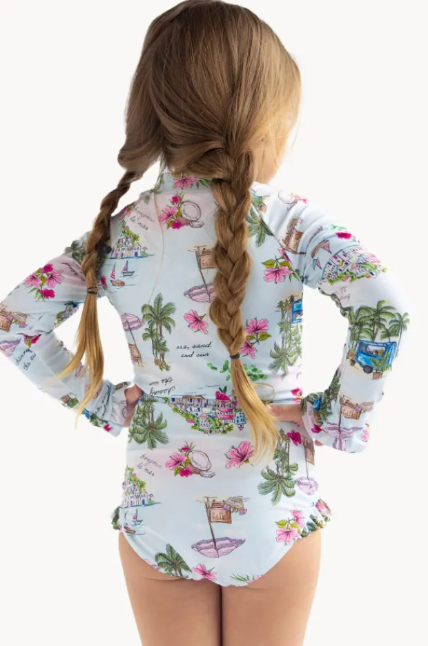 Seafolly Girls Girls Secret Vacay Sunsuit