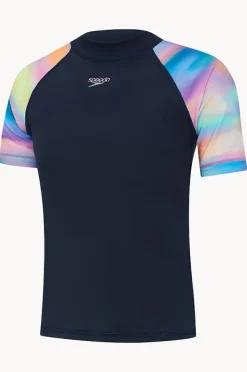Speedo Girls Solid Suntop