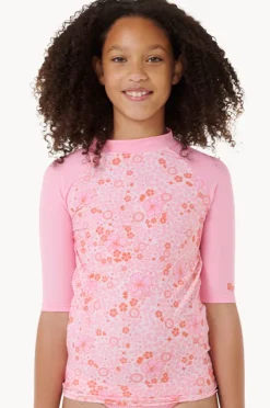 Rip Curl Girls Summer Sol Short Sleeve Suntop