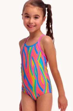Funkita Girls Swirly Straws One Piece
