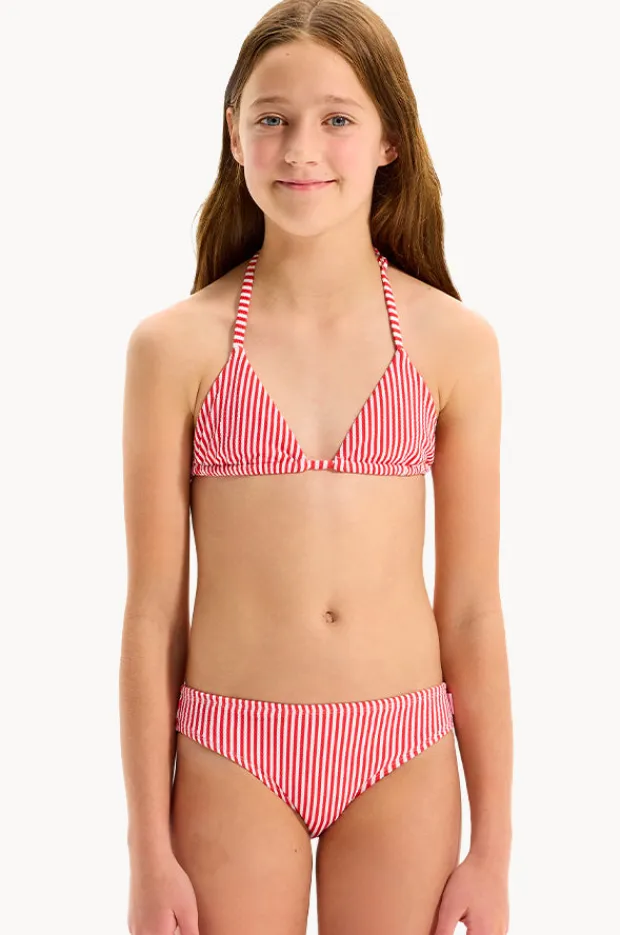 Seafolly Girls Girls Textured Stripe Tri Set