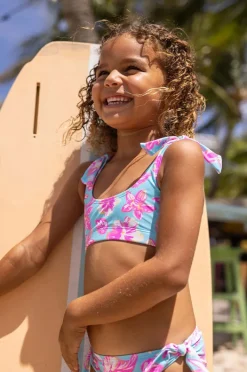 Snapper Rock Girls Tropical Glow Crop Set