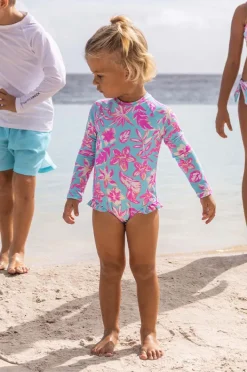 Snapper Rock Girls Tropical Glow Sunsuit