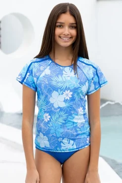 Salty Ink Girls Tropicana Suntop Set