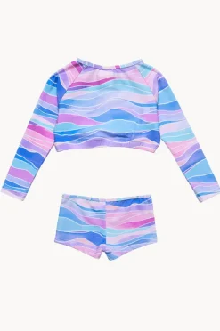 Snapper Rock Girls Water Hues Crop Suntop Set