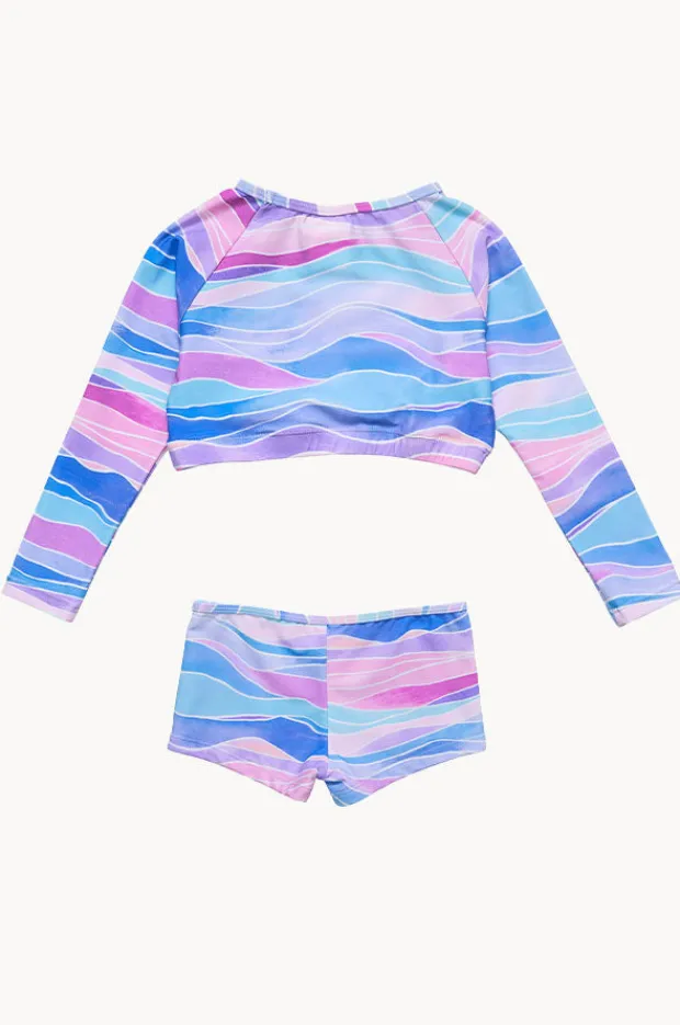 Snapper Rock Girls Water Hues Crop Suntop Set