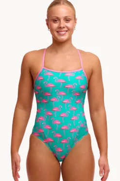 Women Funkita Go Flamingo Single Strap One Piece
